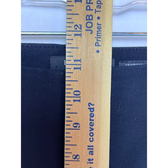 Lafayette 148 Women's 16 Black Lexington Side Zip Straight Leg Ankle Dress Pant - Picture 4 of 7